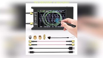 A must-have product! 2022 New Updated NanoVNA-H4 4inch Vector Network Analyzer 10k-1.5GHz HF VHF U