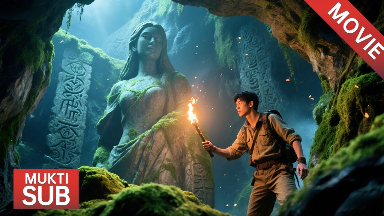 【Full Movie】男人誤入神秘山洞，竟意外复活石像美人，從此成為長生​​不老之身！! #半妖倾城 #李一桐