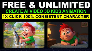 TUTORIAL BIKIN VIDEO ANIMASI 3D ANAK MENGGUNAKAN AI GRATIS & UNLIMITED | 100% KARAKTER KONSISTEN