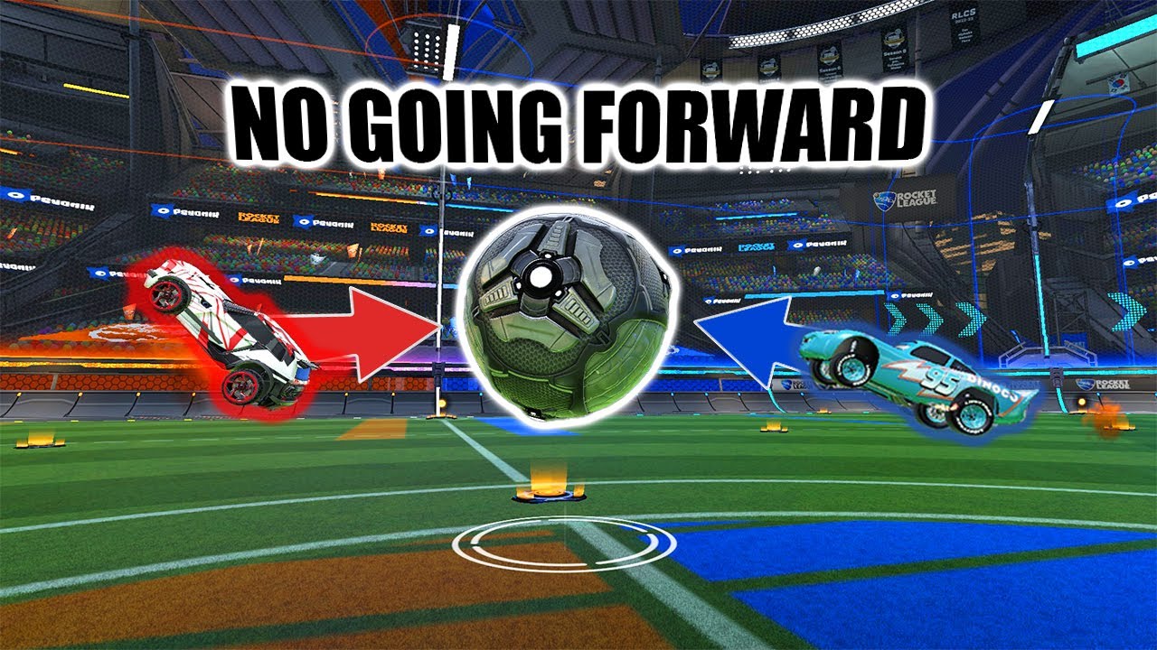 Rocket League But I Cannot Drive Forward