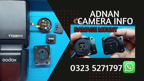 GODOX flash hot shoe replacement || Godox TT685II || ADNAN CAMERA INFO