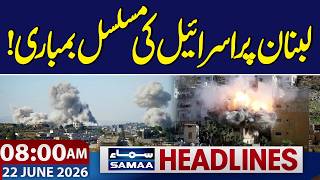 Iran-US Talks Switzerland | Israel's continuous bombing of Lebanon | 8 AM News Headlines | Samaa TV