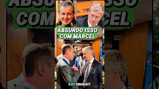 Marcel van-hater não RECUOU diante do general c0varde que veio intimidar