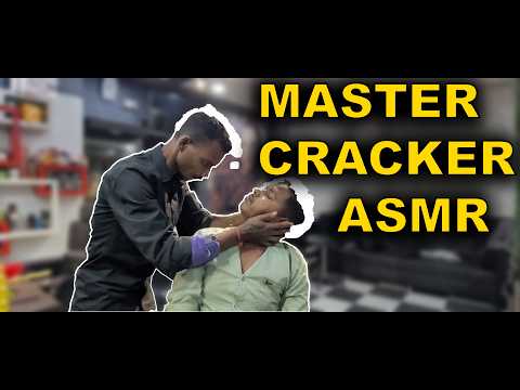 Ultimate ASMR Head Massage for Deep Relaxation By Master Cracker. #asmr #viralvideo