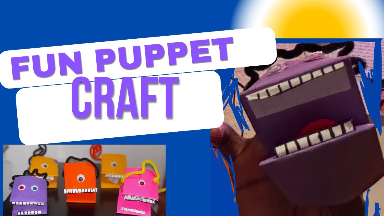 How To Create A Puppet Out of Paper: Step By Step Tutorial 🥁 - YouTube