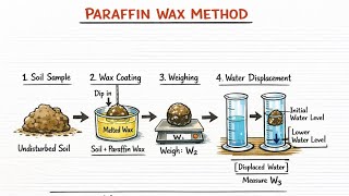 PARAFFIN WAX METHOD IN WATER DISPLACEMENT METHOD.