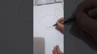 رسم الجمجمة القراصنة//Drawing pirate skulls. ☠️