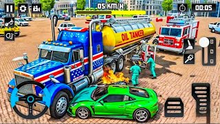 Oil tanker truck transport driving simulator 3d–Heavy Cargo transporter truck driving–Android games screenshot 5