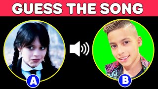 Guess The SONG of Your Favorite Youtubers | Royalty Family, Wednesday, Skibidi Dom Dom Yes Yes