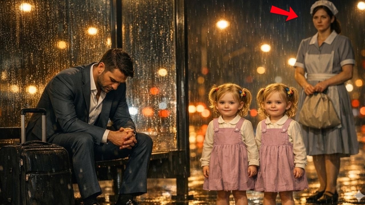 Milionario Cacciato Perché Sterile... La Cameriera E Le Sue Gemelle Gli Dissero: Vieni...