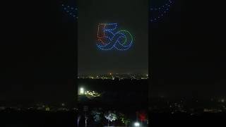 NTPC marks 40 incredible years of the Ramagundam plant with a 250 #dronelightshow. #BotLabDynamics