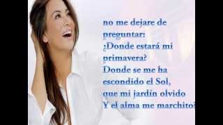 Miniatura de "Myriam Hernandez - Donde estara mi primavera (LETRA)"