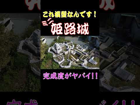 暴れん坊将軍もビックリ‼️　三重県伊勢市の自宅の庭に造った国宝五城の姫路城が凄かった　#姫路城　#観光　#伊勢　#shorts