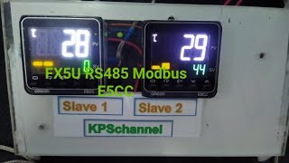 FX5U serial 485 Modbus, Control E5CC 2 Slave