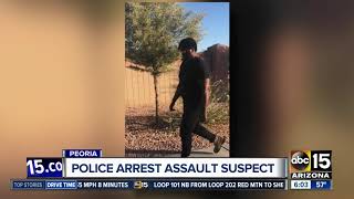 Peoria police arrest assault suspect