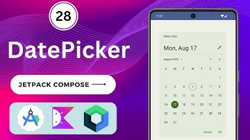 Custom Date Picker using Material 3 in Jetpack Compose #jetpackcompose #jetpackcomposetutorial