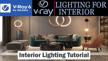 Interior Realistic Lighting with 3dsmax and Vray 6 ||  3Ds Max Tutorials #3dsmax #vray #vrayrender