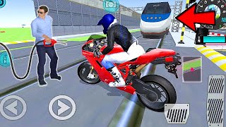 Super BIKE VS Bullet Train Gas station FUN POLICE Aeroplane Driving School- Best Android Gameplay HD screenshot 3