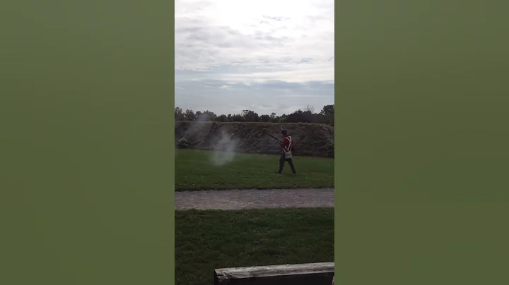 Firing a musket