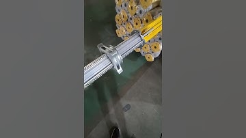 Aluminum shoring prop nut works fluently on the thread  # aluminumopr  #aluminumshoringprop