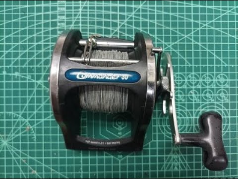 como reparar carrete o reel de pesca penn Commander 30 uña