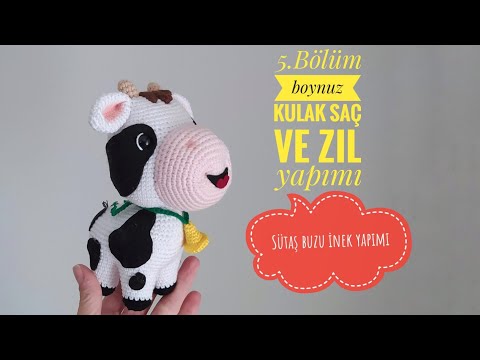 AMİGURUMİ SÜTAŞ İNEK YAPIMI 🐄 / BUZU / DIY