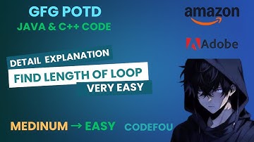 Find length of Loop | GFG POTD | GFG | Java & C++ code | 06-09-2025