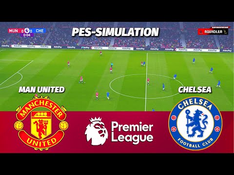 🔴LIVE || Manchester United vs Chelsea – English Premier League 2025/26 | PES 21 Simulation