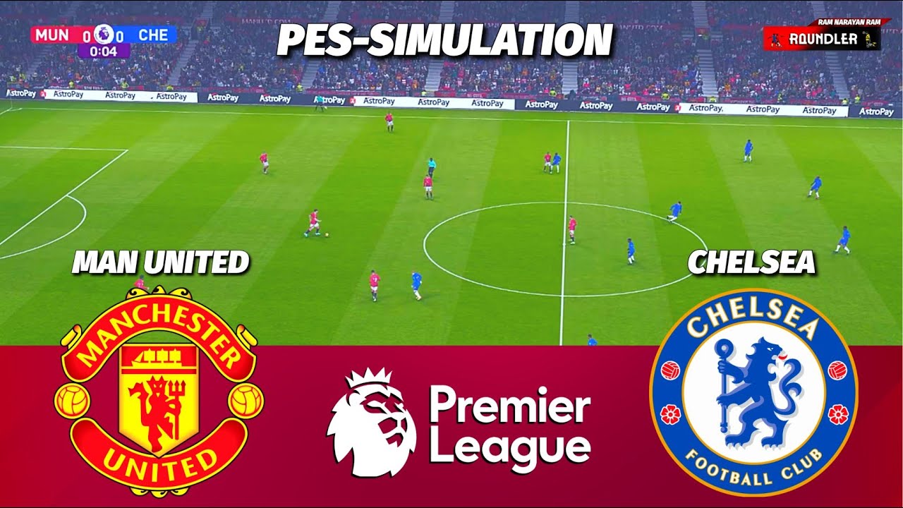 🔴LIVE || Manchester United vs Chelsea - English Premier League 2025/26 | PES 21 Simulation