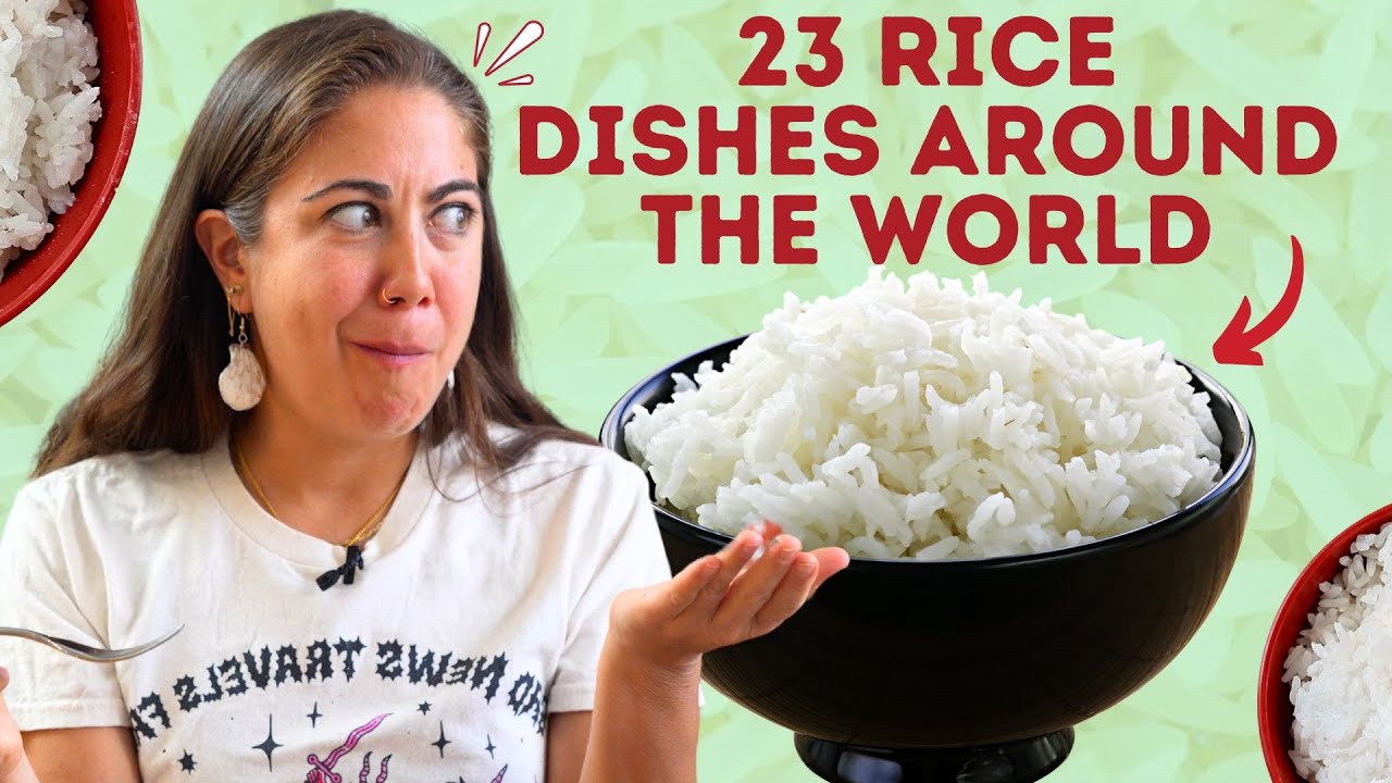 How Does the World Eat Rice? 23 Dishes Around the World! - YouTube
