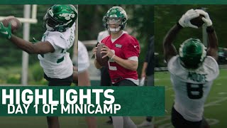 HIGHLIGHTS: Day 1 Of Minicamp (6/15) | The New York Jets | NFL