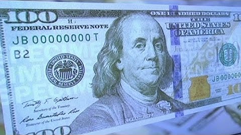 $100 bill has new scecurity features