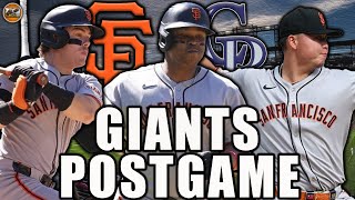 San Francisco Giants vs Colorado Rockies Game 1 Postgame
