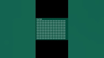 Find 👉🏾344😎👈🏿#puzzle #brainteasersgalore #puzzletime #youtubeshorts #find #findoddoneout