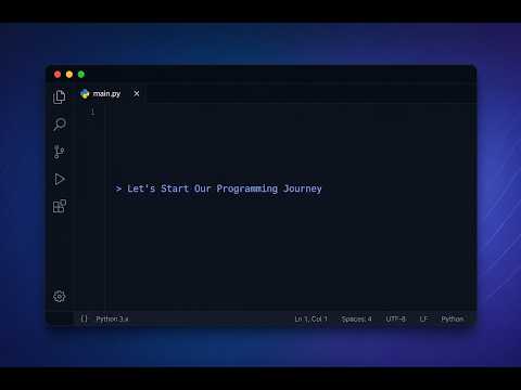 Write Your First Line of Python Code in 5 Minutes!