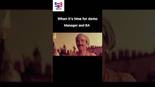 When it's time for demo Manager | Tamil Funny | Sparks Technologies