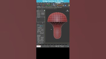 Mastering the Bridge Function in 3ds Max for Seamless Object Connection #shorts  #3dsmax