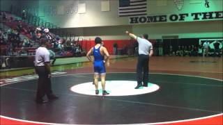 highschool 160 pounds wrestling match - jr year