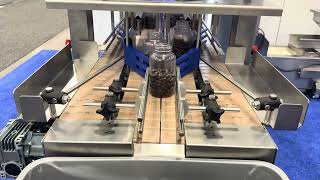 Introducing the Abacus+ BC4 | 4-Lane Bottle Filler with Funnel Shaking \& One-Touch Changeover