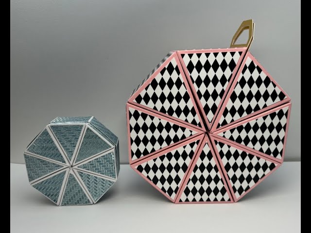 Triangular Roll up Box - YouTube