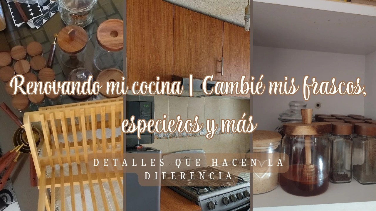 Dándole nueva vida a mi cocina 🌿 Renovación sencilla y hermosa✨