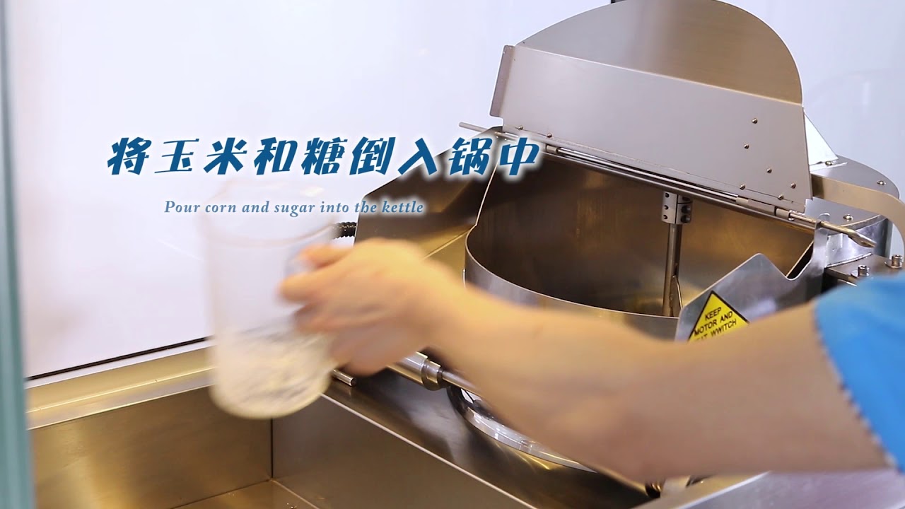 How to pop popcorn in large machines YouTube