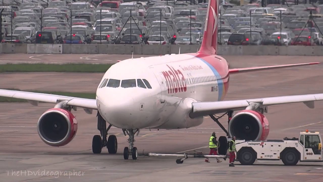 Manchester Airport Terminal 2 Tunisair & Air Malta A320's YouTube