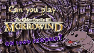 Can you play Morrowind on 1000 Skooma?