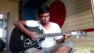 Video thumbnail of "Mujhko Pehchaanlo Main Hoon Don on guitar by Sumanth"