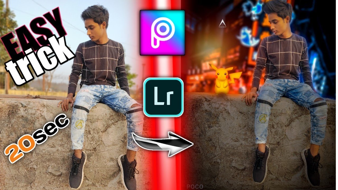 Pokemon pikachu concept picsart editing 2021