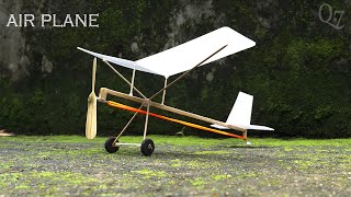 Rubber Band powered Flying Plane Make with Ice Cream Stick