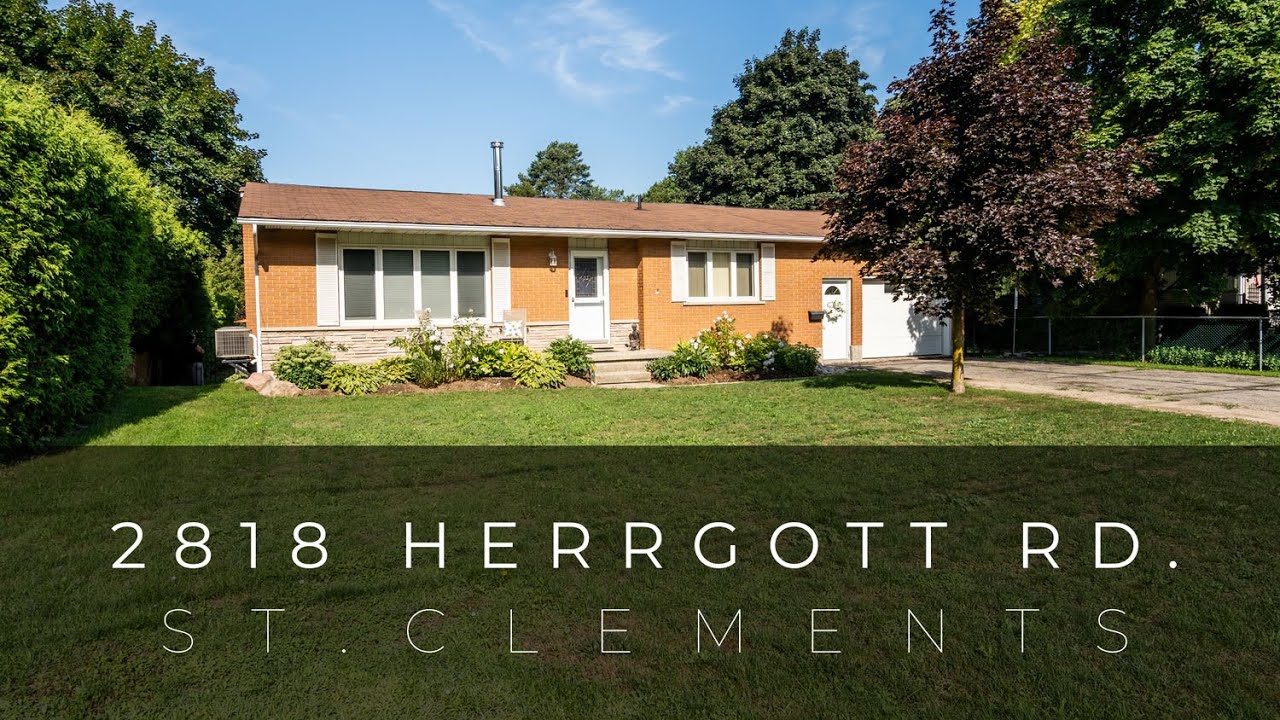 2818 Herrgott Rd. St. Clements YouTube