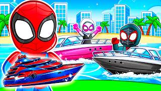 I Pretended To Be A Noob, Then Used New Spiderman Yacht In Driving Empire Roblox