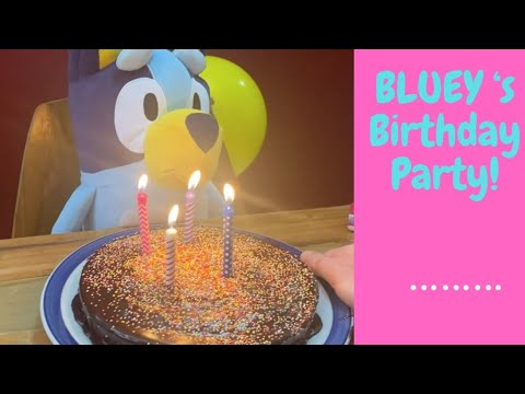 Happy Birthday Bluey, Bluey Birthday Song, Bluey, Bluey Songs, Bluey  Birthday Party